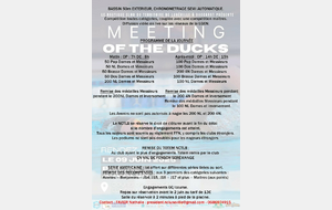 Rappel repas Meeting des Duck, Lunéville 9 juin
