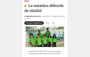Article CAOLC dans le Républicain Lorrain