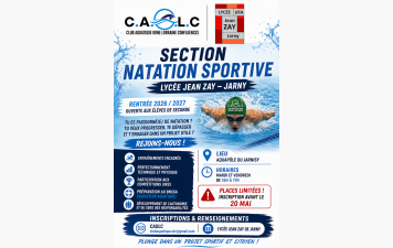 Section Natation Sportive OUVERTURE