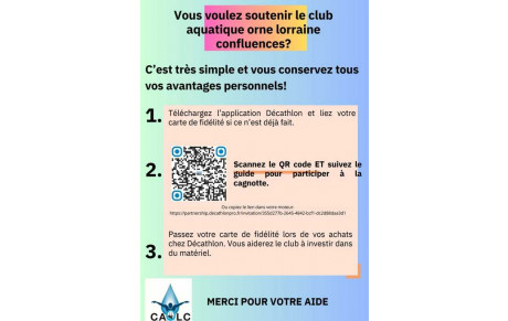 PARTENARIAT DECATHLON 