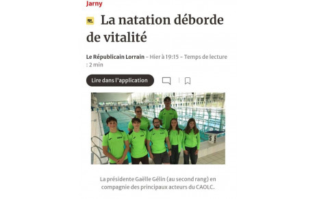 Article CAOLC dans le Républicain Lorrain