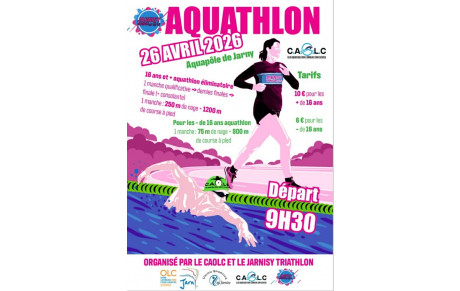 AQUATHLON, dim 26 avril 2026